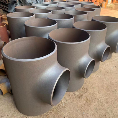 Dn80 Tee Stainless Steel Pipe Fitting Din En 10253 Kuning Cat Teknik palsu