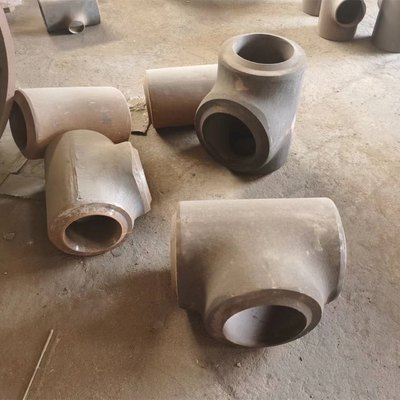 Solusi pipa Butt Weld Reducing Tee Pipe Fitting Din En 10253 Untuk aplikasi minyak