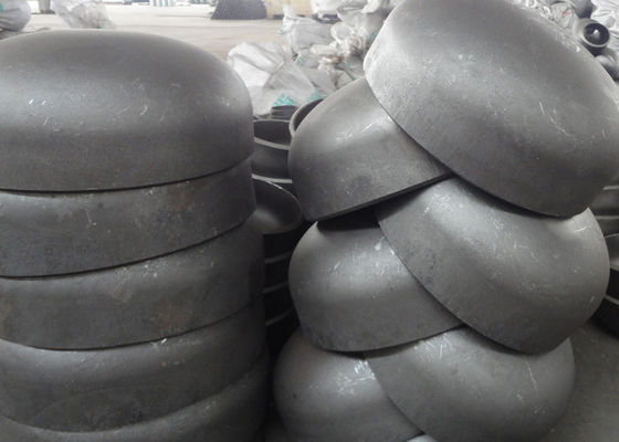 Tutup Ujung Pipa Baja Diameter Besar Hitam Mulus ANSI B16.9 SCH40 SCH80