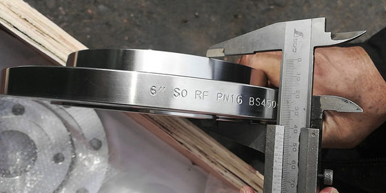 Logam DN10 - DN2000 Flange Bs 4504 PN6 - PN40 1/2&quot;-80&quot; Baja Karbon dan Baja Tahan Karat