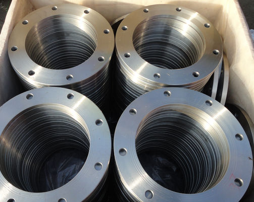 kualitas  DN10 To DN1000 Class B Class D Flange AWWA C207-07 Rings Blind Forged Flanges pabrik