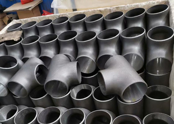 Tee Tee Pengurang Pipa Hitam 2mm Sampai 100mm SCH40 SCH80 SCH160 Tee Setara