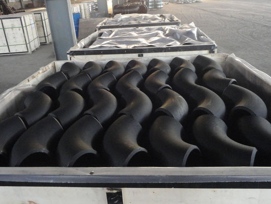 4 Inch Sampai 72 Inch Butt Welded Pipe Fitting Elbow Seamless ASTM B16.9 CS P265GH
