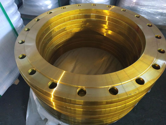 64 ''Forge Flange BS 4504 BS10 PN16 SORF Flange Carbon Steel ST37.2 Lukisan Kuning
