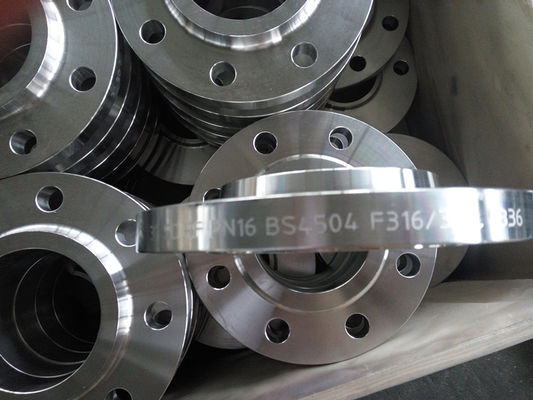 64 ''Forge Flange BS 4504 BS10 PN16 SORF Flange Carbon Steel ST37.2 Lukisan Kuning