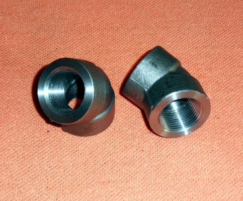 Tekanan Tinggi Pas Ditempa ASME B16.11 ASTM A105 Siku Cap Tee 3000LB 2000LB