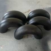 Hitam CS SS Fitting ASME B16.9 B16.28 Minyak Tahan Karat Dilas 45 60 90 180 Derajat