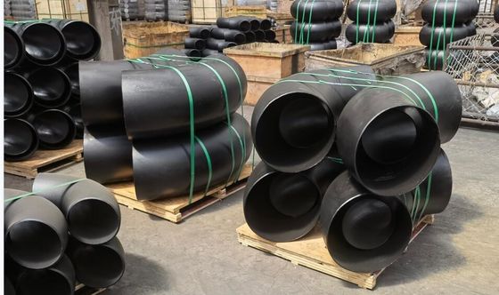 ASME B16.9 Butt Welded Pipe Fittings SCH10 SCH20 STD SCH40 SCH80 Black Steel Elbow