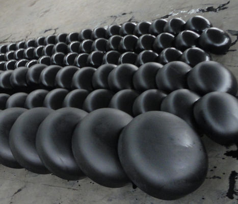 Butt Welded Seamless Hdg Carbon Steel Pipe Cap Warna Hitam 2mm-25mm