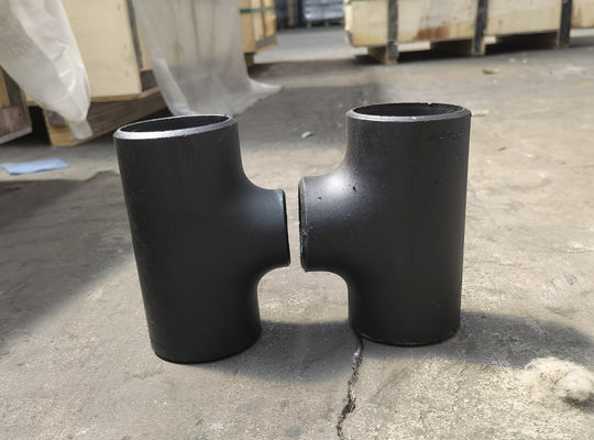 ANSI B16.9 T Berbentuk ERW Fabrikasi Pipa Fitting SCH10 SCH20 SCH100 SCH120 SCHXXS