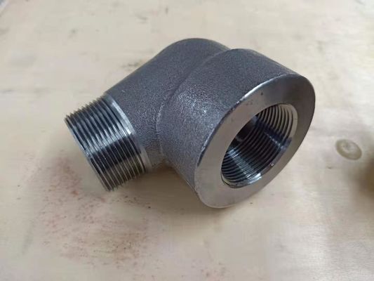 ASME B16.11 Froged Socket Welding Pipe Fittings Berulir 9000lbs 2000lbs
