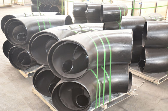 26'' Sampai 110'' Butt Weld Pipe Fittings 90Deg Elbow Pendek Black Elbow Sch40 Sch80