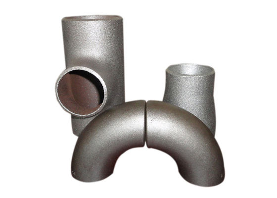 Steel Butt Weld Tube Fittings DIN EN10253-1 P265GH Seamless Elbow Tee Reducer Cap