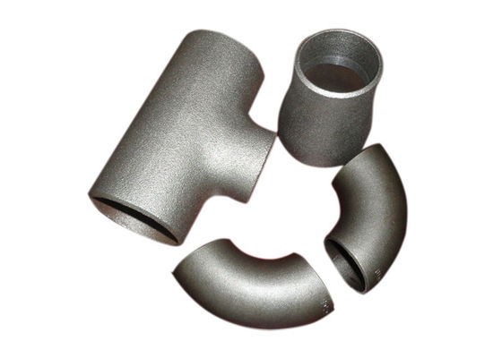 Steel Butt Weld Tube Fittings DIN EN10253-1 P265GH Seamless Elbow Tee Reducer Cap