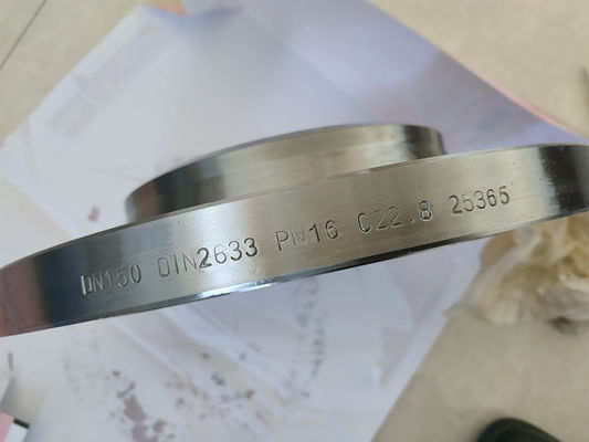 Baja Wnrf Pn25 Ss316 Pipa Galvanis Flange Lukisan Kuning Standar Bs4504