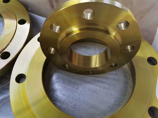 Baja Wnrf Pn25 Ss316 Pipa Galvanis Flange Lukisan Kuning Standar Bs4504