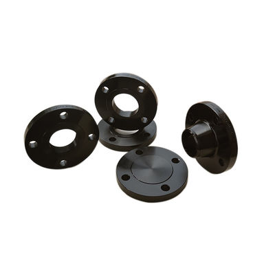 Sa / A105n Ansi B16.5 Slip Pada Flensa Pipa Cat Hitam