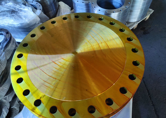 Jis B2220 Jis 10k Blind Flange Carbon Steel Lukisan Kuning