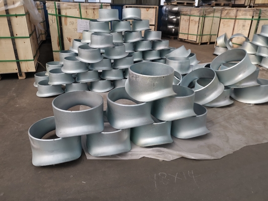 A234-WPB Pelana Pipa Baja Seamless Welded Tee Varnish Butt Welded Pipe Fitting Pipa baja galvanis siku
